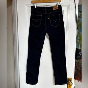 High Rise Straight Jeans
